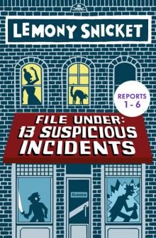      File Under: 13 Suspicious Incidents (1-6)