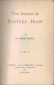      The Doings of Raffles Haw