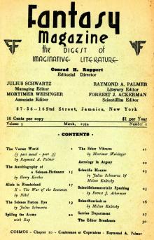      The Fantasy Fan, March, 1934