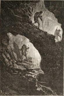      Voyage au centre de la terre. English