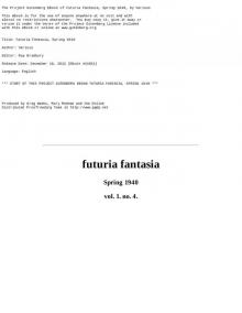      Futuria Fantasia, Spring 1940