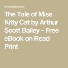      The Tale of Miss Kitty Cat