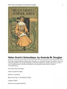      Helen Grant's Schooldays
