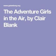      The Adventure Girls in the Air