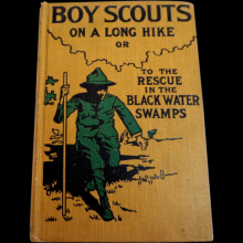      Boy Scouts on a Long Hike; Or, To the Rescue in the Black Water Swamps