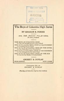      Boys of Columbia High on the Gridiron : or, the Struggle for the Silver Cup