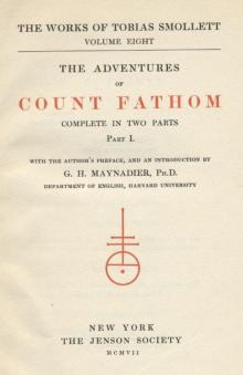      The Adventures of Ferdinand Count Fathom — Complete