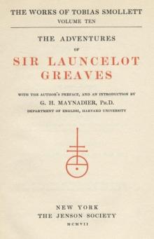      The Adventures of Sir Launcelot Greaves