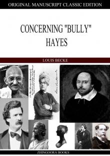      Concerning Bully Hayes