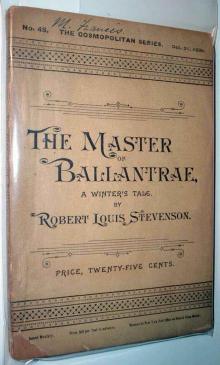      The Master of Ballantrae: A Winter's Tale