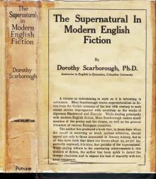      The Supernatural in Modern English Fiction