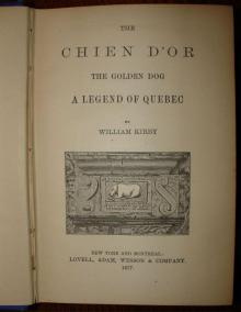      Le chien d'or. English