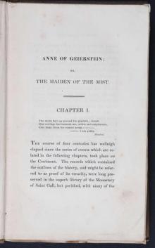 Anne of Geierstein; Or, The Maiden of the Mist. Volume 2 (of 2)