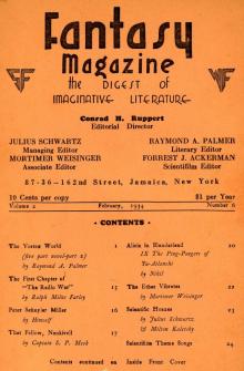      The Fantasy Fan February 1934