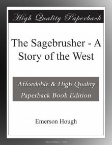      The Sagebrusher: A Story of the West