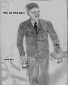      Army was Olive Green