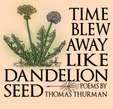      Time blew away like dandelion seed