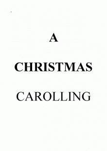      A Christmas Carolling