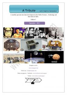      A Tribute - September 2013
