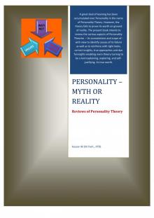      PERSONALITY - REALITY OR MYTH