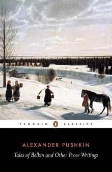      Tales of Belkin and Other Prose Writings