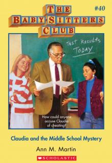      Claudia and the Middle School Mystery