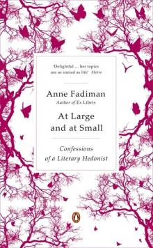     At Large and at Small: Familiar Essays