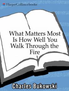      What Matters Most Is How Well You Walk Through the Fire