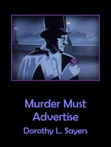      Murder Must Advertise