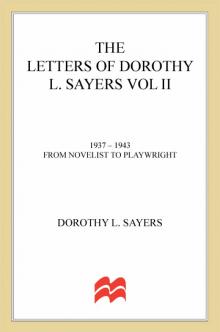      The Letters of Dorothy L. Sayers. Vol. 1