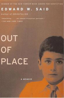      Out of Place: A Memoir