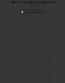      Collected Short Stories of Glen Cook