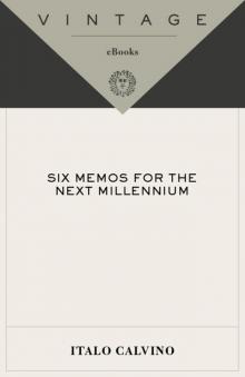 Read Six Memos For The Next Millennium Online Read Free ...