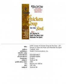      A 4th Course of Chicken Soup for the Soul