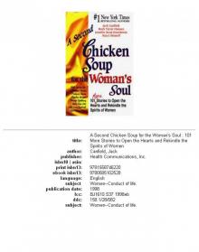      A Second Chicken Soup for the Woman's Soul