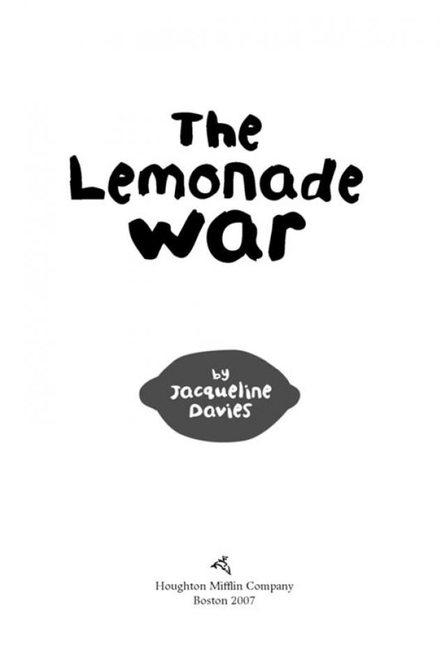 the lemonade war series