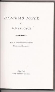      Giacomo Joyce
