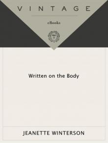      Written on the Body