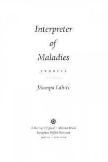 interpreter of maladies amazon