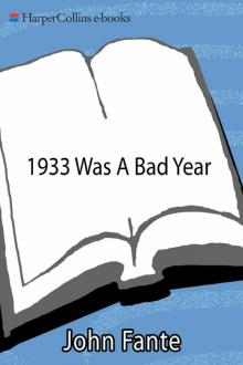      1933 Was a Bad Year