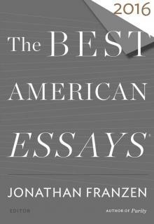      The Best American Essays 2016