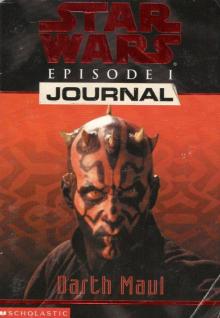      Star Wars - Episode I Journal - Darth Maul