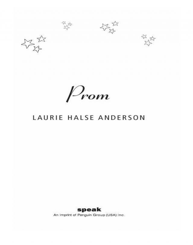 prom by laurie halse anderson