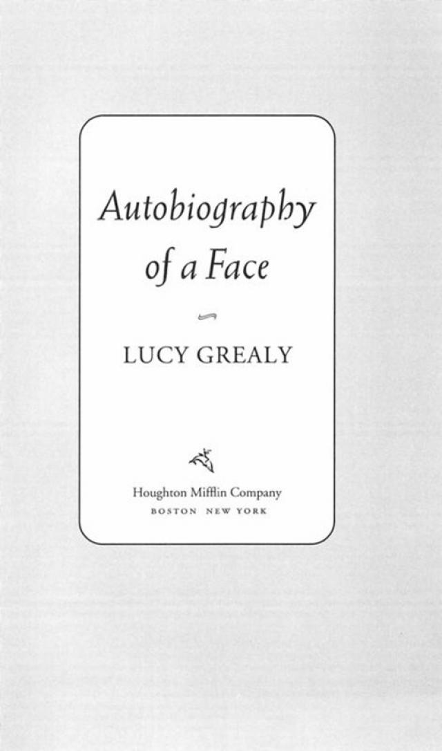 autobiography of a face by lucy grealy