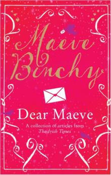      Dear Maeve