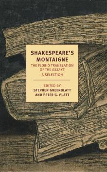      Shakespeare's Montaigne