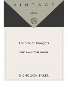      The Size of Thoughts