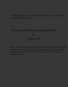      Acts of Paul, a synopsis