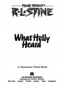      What Holly Heard
