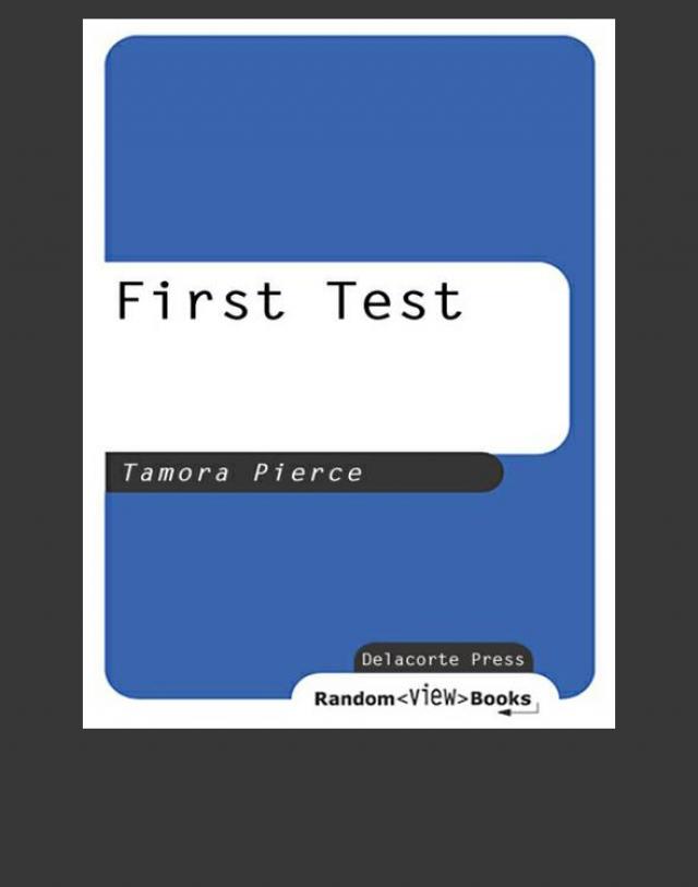 first test by tamora pierce first test by tamora pierce